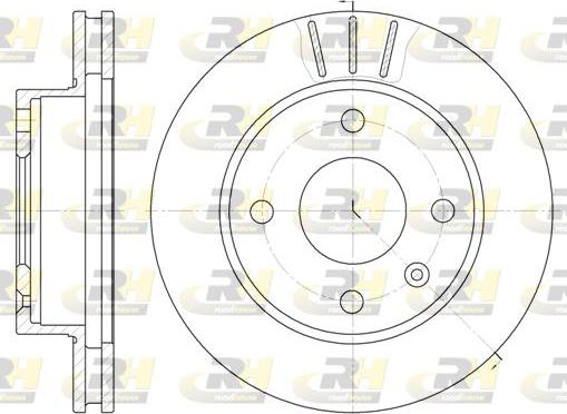 Roadhouse 6097.10 - Спирачен диск vvparts.bg