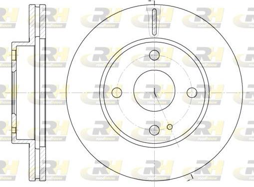 Roadhouse 6056.10 - Спирачен диск vvparts.bg