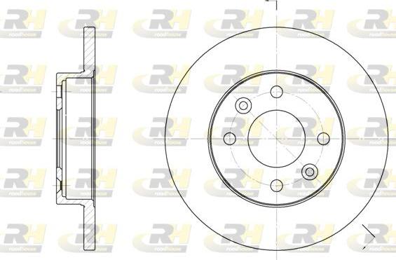 Roadhouse 6067.00 - Спирачен диск vvparts.bg