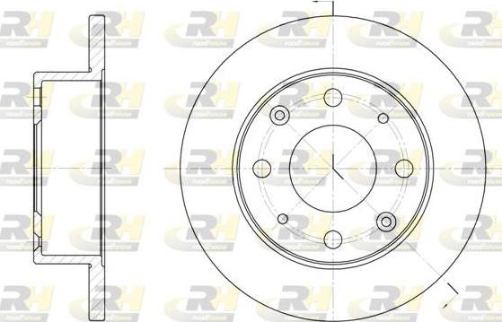 Roadhouse 6015.00 - Спирачен диск vvparts.bg