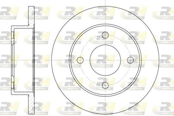 Roadhouse 6012.00 - Спирачен диск vvparts.bg