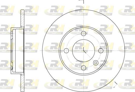 Roadhouse 6086.00 - Спирачен диск vvparts.bg