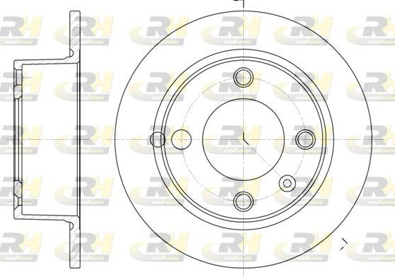 Roadhouse 6023.00 - Спирачен диск vvparts.bg