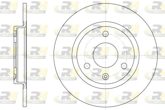 Roadhouse 6070.00 - Спирачен диск vvparts.bg