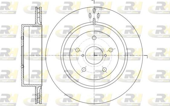 Roadhouse 61956.10 - Спирачен диск vvparts.bg