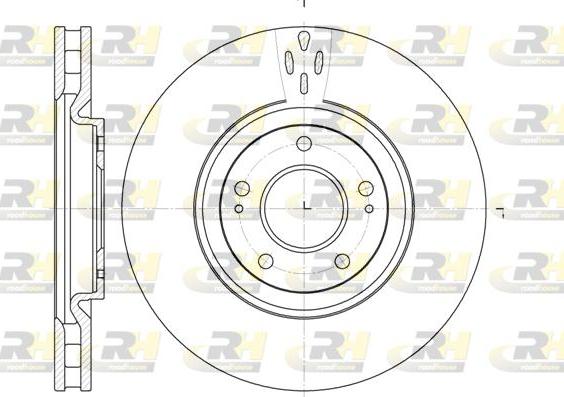 Roadhouse 61957.10 - Спирачен диск vvparts.bg