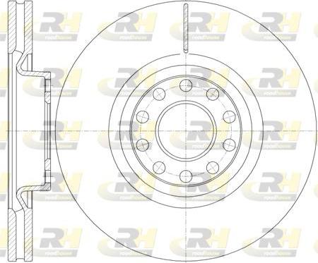 Roadhouse 61987.10 - Спирачен диск vvparts.bg