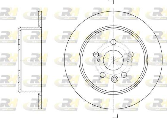 Roadhouse 61934.00 - Спирачен диск vvparts.bg