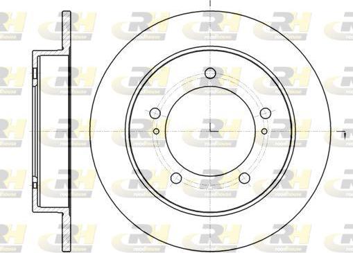 Roadhouse 61490.00 - Спирачен диск vvparts.bg