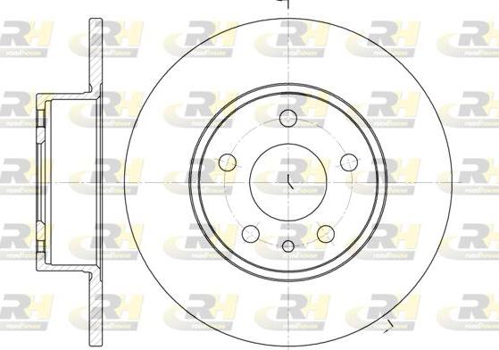 Roadhouse 6149.00 - Спирачен диск vvparts.bg