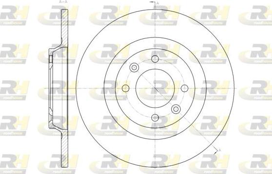 Roadhouse 61457.00 - Спирачен диск vvparts.bg