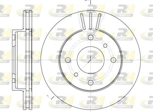 Brake Engineering DI951610 - Спирачен диск vvparts.bg