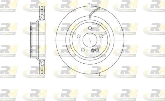 Roadhouse 61404.10 - Спирачен диск vvparts.bg