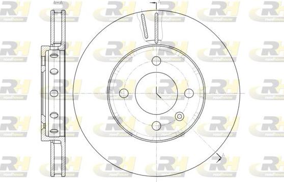 Roadhouse 61484.10 - Спирачен диск vvparts.bg