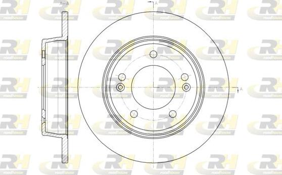 Roadhouse 61435.00 - Спирачен диск vvparts.bg