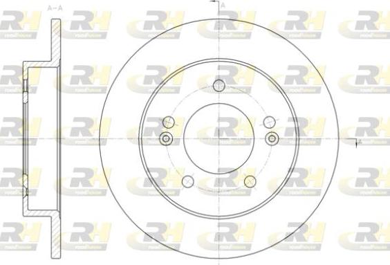 Roadhouse 61432.00 - Спирачен диск vvparts.bg