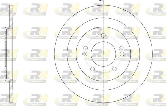 Roadhouse 61437.00 - Спирачен диск vvparts.bg