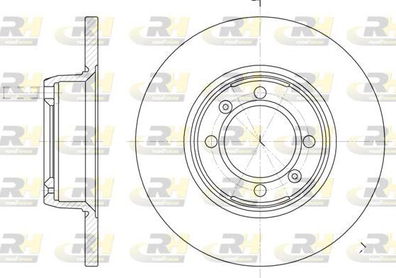 Roadhouse 6142.00 - Спирачен диск vvparts.bg