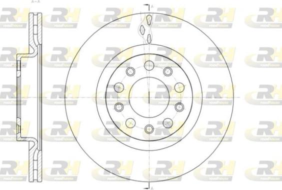 Roadhouse 61428.10 - Спирачен диск vvparts.bg