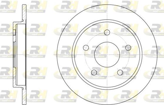 Roadhouse 6147.00 - Спирачен диск vvparts.bg