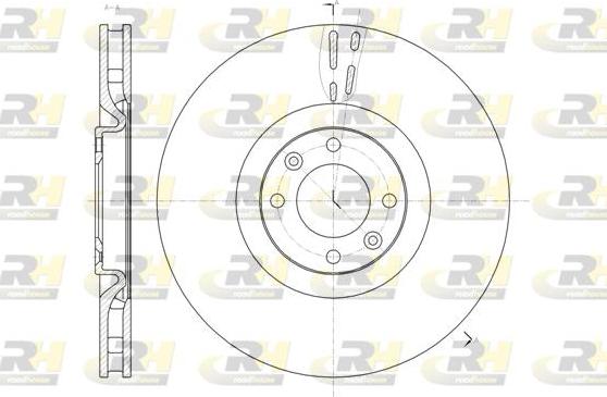 Roadhouse 61470.10 - Спирачен диск vvparts.bg