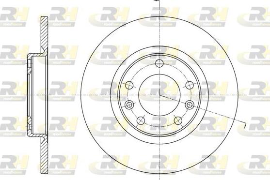 Roadhouse 61555.00 - Спирачен диск vvparts.bg