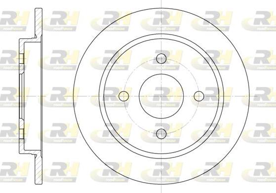 Roadhouse 6155.00 - Спирачен диск vvparts.bg