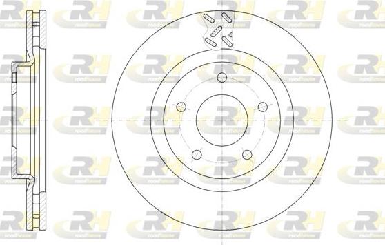 Roadhouse 61553.10 - Спирачен диск vvparts.bg