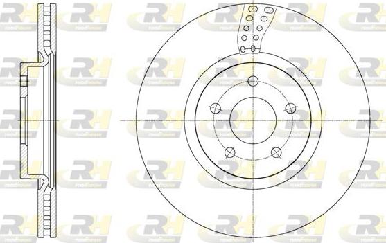 Roadhouse 61561.10 - Спирачен диск vvparts.bg