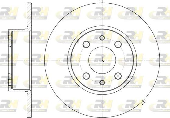 Roadhouse 6150.00 - Спирачен диск vvparts.bg