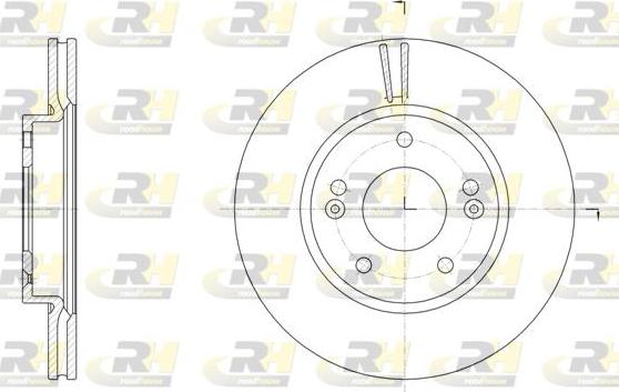 Roadhouse 61507.10 - Спирачен диск vvparts.bg