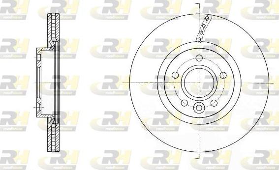 Roadhouse 61589.10 - Спирачен диск vvparts.bg