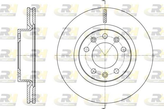 Roadhouse 61584.10 - Спирачен диск vvparts.bg