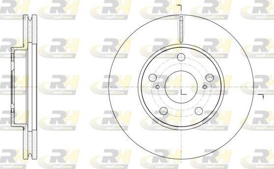 Roadhouse 61539.10 - Спирачен диск vvparts.bg