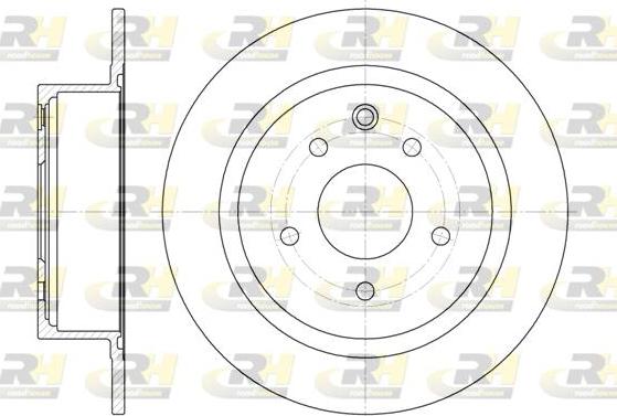 Roadhouse 61530.00 - Спирачен диск vvparts.bg