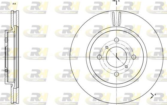 Roadhouse 61538.10 - Спирачен диск vvparts.bg