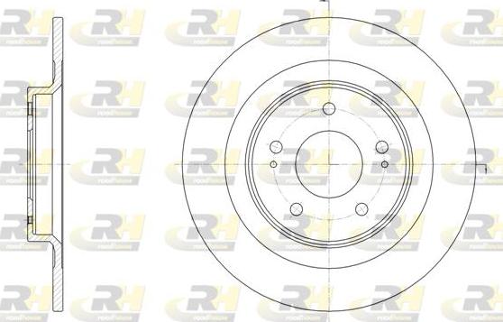 Roadhouse 61528.00 - Спирачен диск vvparts.bg