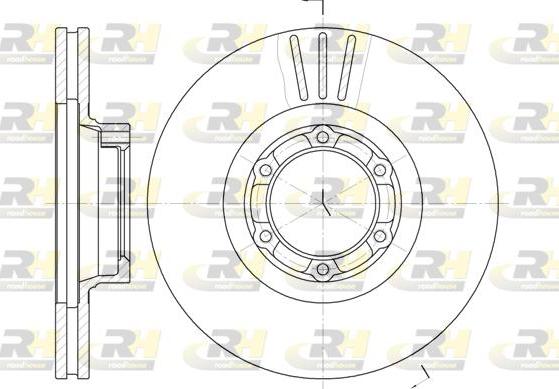 Roadhouse 6157.10 - Спирачен диск vvparts.bg