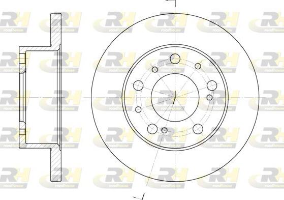 Roadhouse 6169.00 - Спирачен диск vvparts.bg