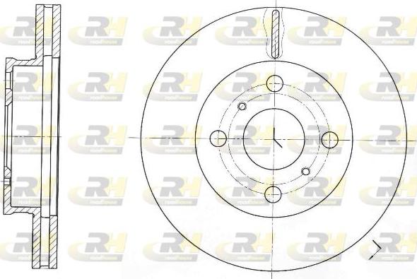 Roadhouse 61697.10 - Спирачен диск vvparts.bg