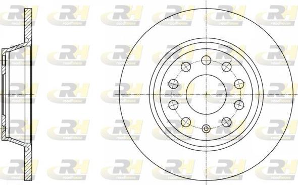 Roadhouse 61646.00 - Спирачен диск vvparts.bg