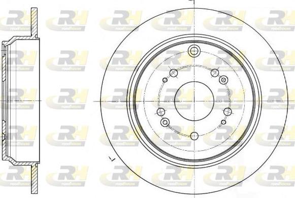 Roadhouse 61647.00 - Спирачен диск vvparts.bg