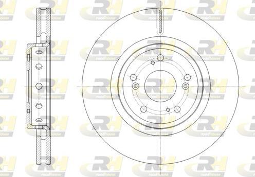 Roadhouse 61658.10 - Спирачен диск vvparts.bg