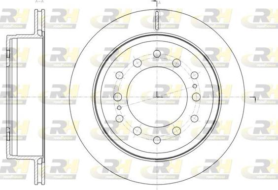 Roadhouse 61664.10 - Спирачен диск vvparts.bg