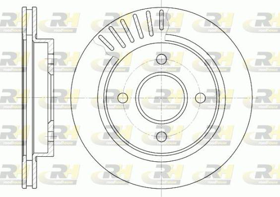 Roadhouse 6160.10 - Спирачен диск vvparts.bg