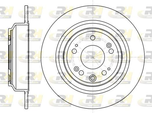 Roadhouse 61608.00 - Спирачен диск vvparts.bg