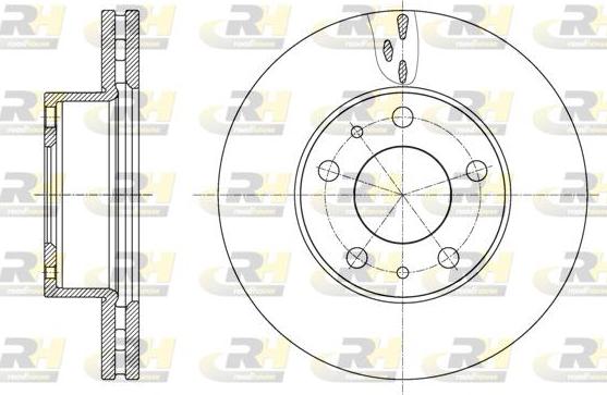 Roadhouse 61637.10 - Спирачен диск vvparts.bg