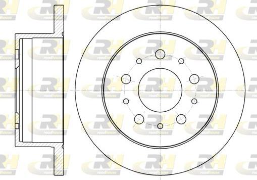 Roadhouse 61055.00 - Спирачен диск vvparts.bg