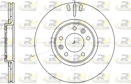 Roadhouse 61051.10 - Спирачен диск vvparts.bg