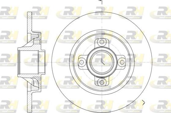 Roadhouse 61058.00 - Спирачен диск vvparts.bg